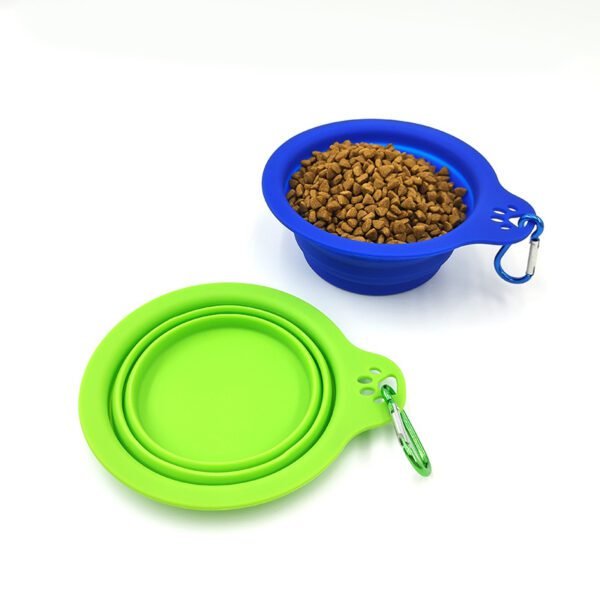 silicone collapsible dog bowl