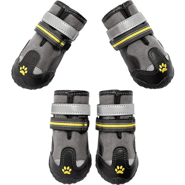 winter dog hiking boots