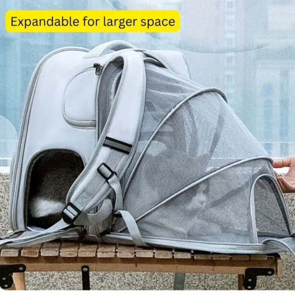 expandable pet backpack carrier