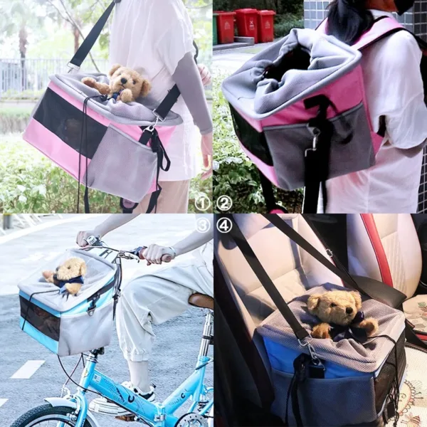 functional dog bike carrier