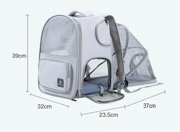 pet backpack carrier expandable size