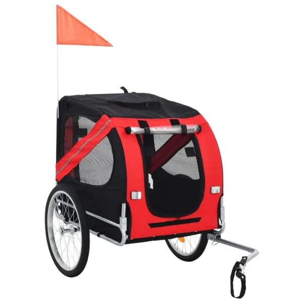 red dog bike trailer