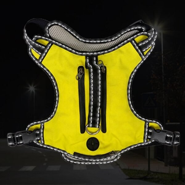 reflective dog vest harness