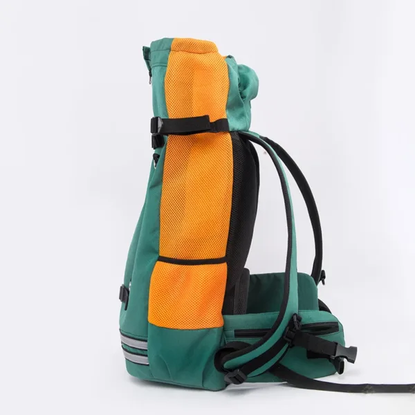 backpack with front clip