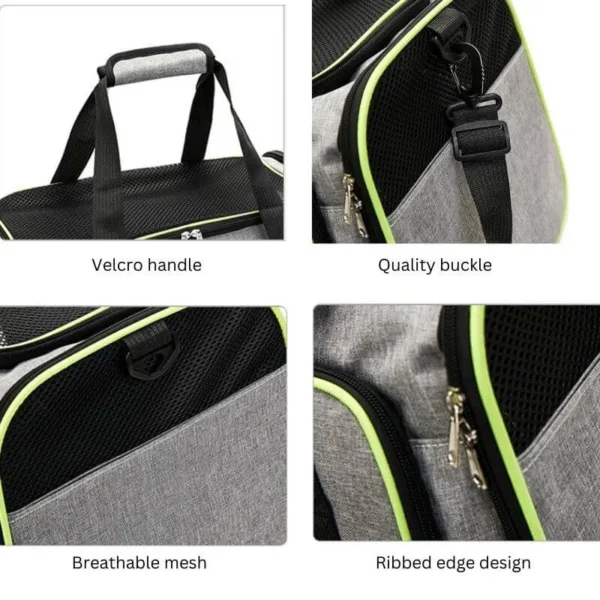 collapsible pet carrier details