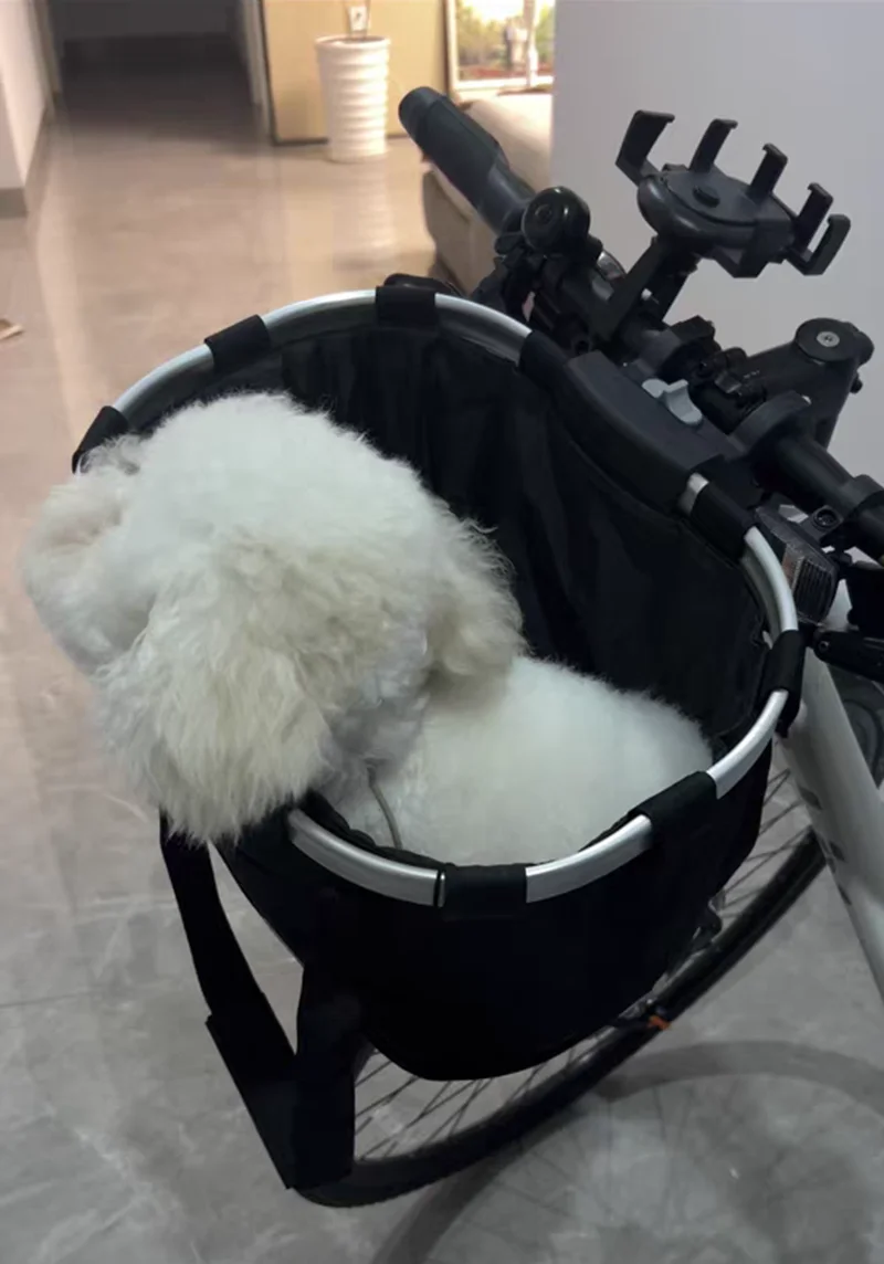 front bike dog basket