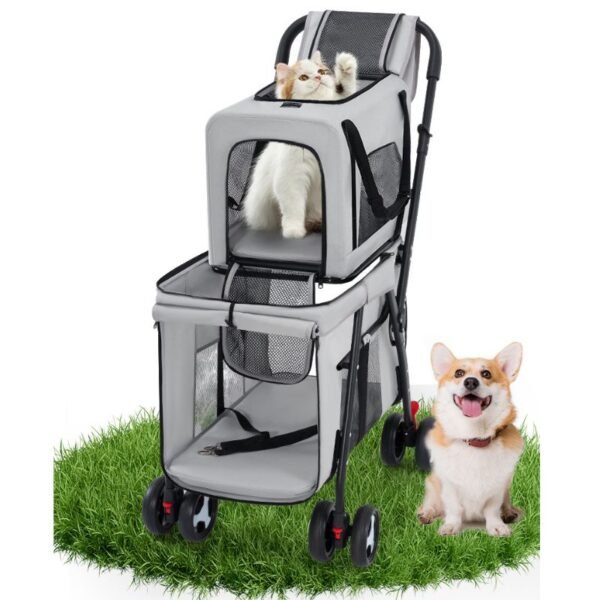 Rolling pet carrier