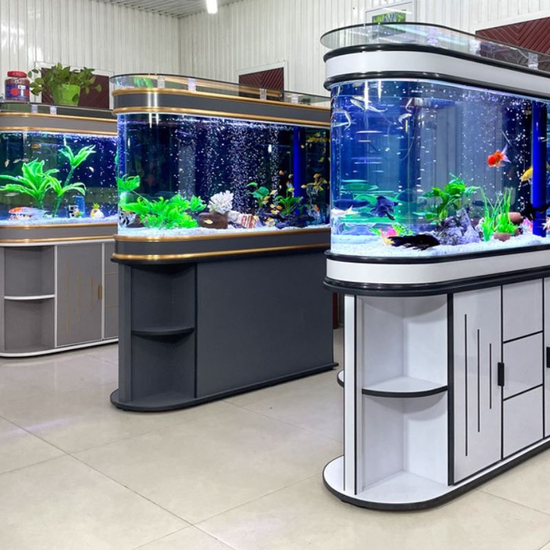 Self cleaning fish tank custom