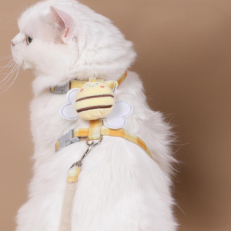 yellow harness for cat