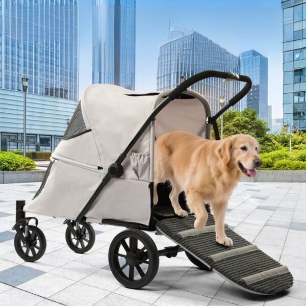 dog stroller with ramp