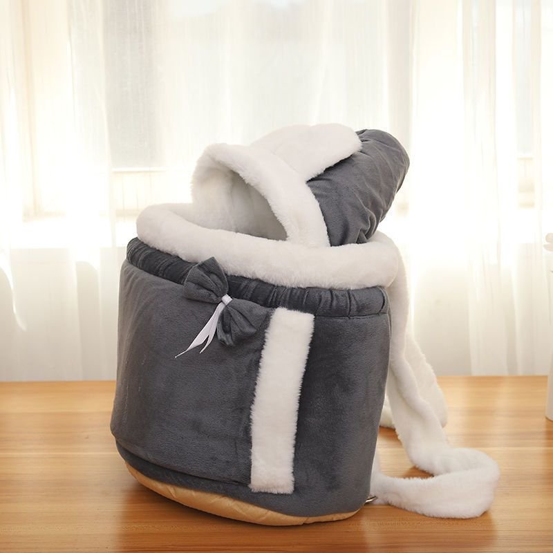 winter cat backpack