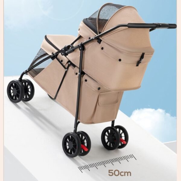 4 wheel pet stroller