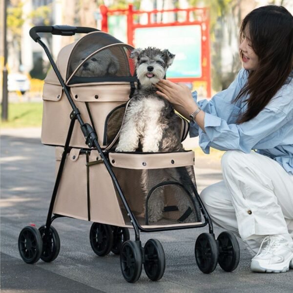 double pet pram