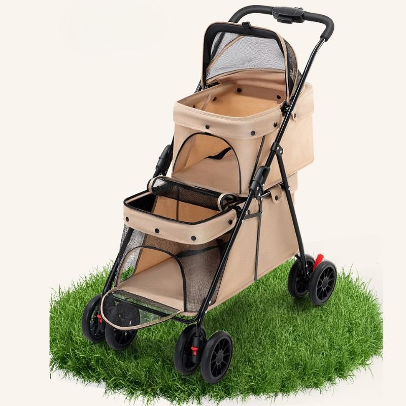oxgord double pet stroller