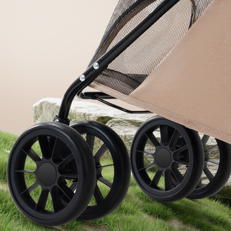 wheels of pet stroller